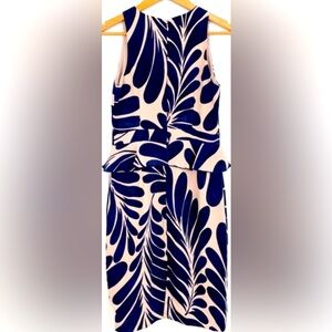 Ann Taylor Blue and White Sleeveless Sundress